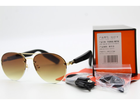 Smart Glasses  GL12-8   Коричневый