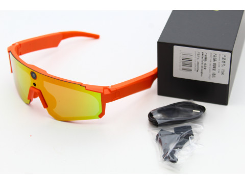 Smart Glasses  Т200 оранжевые (камера,ИИ)