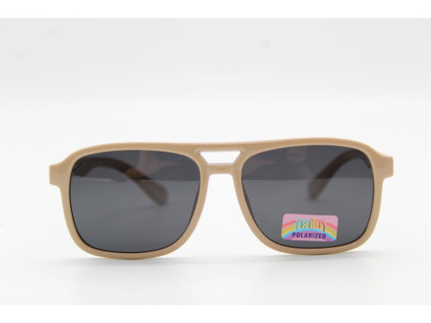 Солнцезащитные очки Feillis Polarized (детские) 66636 49-14-134 коричневые