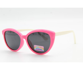 Солнцезащитные очки Feillis Polarized (детские) 66638 50-16-130 розов. с белыми дужками