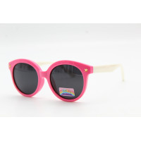 Солнцезащитные очки Feillis Polarized (детские) 66639 46-17-130 розов.с белыми дужками