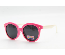 Солнцезащитные очки Feillis Polarized (детские) 66639 46-17-130 розов.с белыми дужками