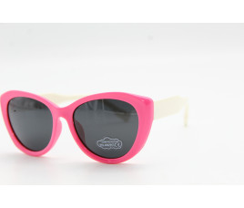 Солнцезащитные очки Feillis Polarized (детские) 66666 49-16-132 розов. белыми дужками