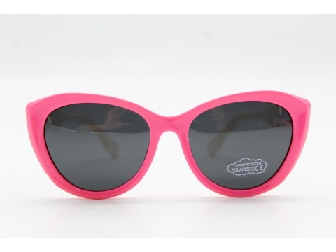 Солнцезащитные очки Feillis Polarized (детские) 66666 49-16-132 розов. белыми дужками