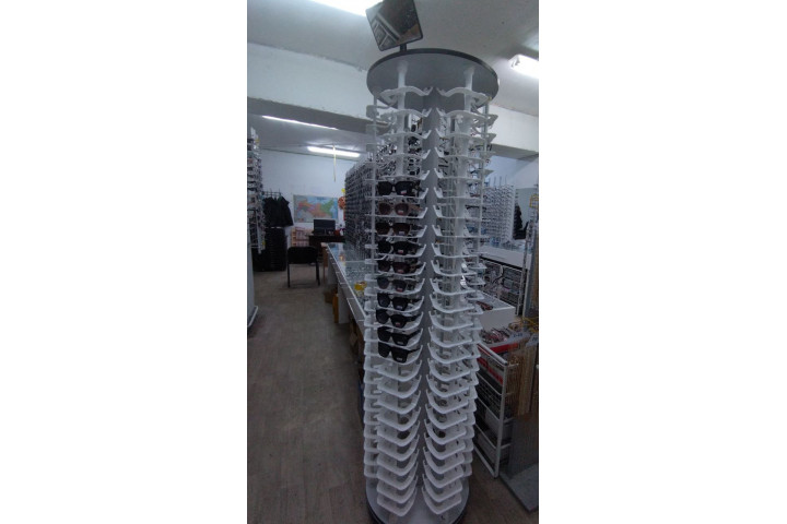 Стойка для очков (150 мест, штук) 1.80*40 (вес 18кг.)
