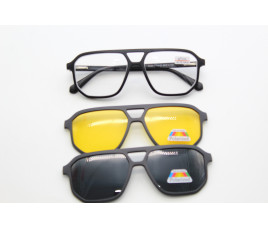 Готовые очки RALPH 2617 56-16-142 с насадками POLARIZED ( чёрная+ жёлтая)