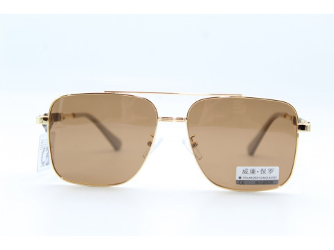 Солнцезащитные очки WILIBOLO (Polarized) 8024 58-15-141 С3 коричн.