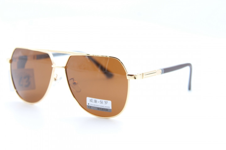 Солнцезащитные очки WILIBOLO (Polarized) 8008 58-16-142 С3 коричн.