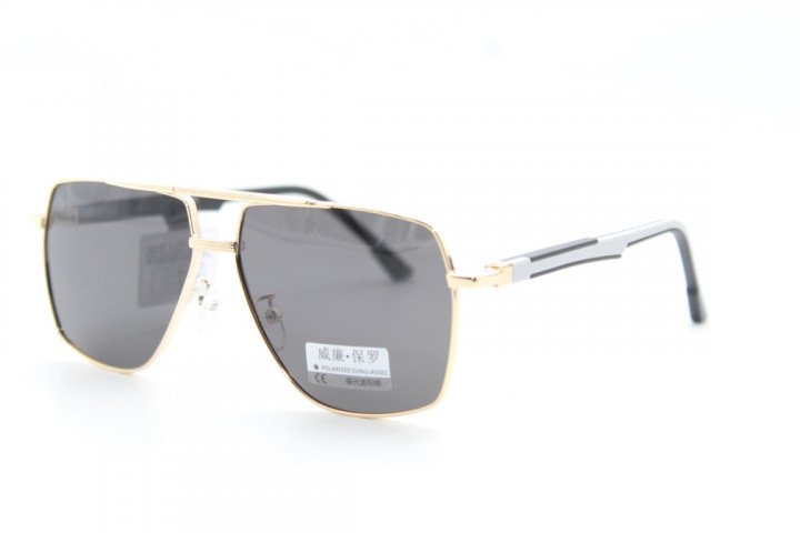 Солнцезащитные очки WILIBOLO (Polarized) 8015 58-17-142 С2 зол/серая линза