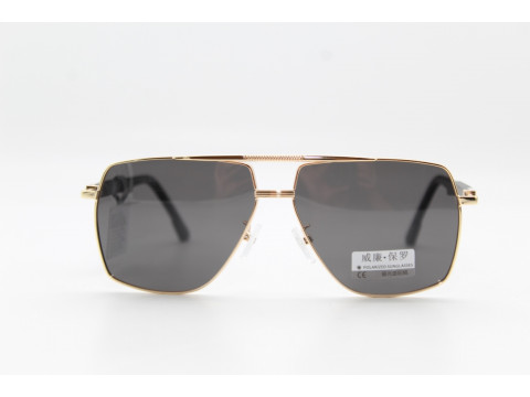 Солнцезащитные очки WILIBOLO (Polarized) 8015 58-17-142 С2 зол/серая линза