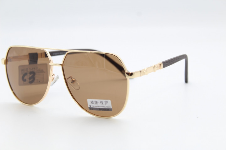 Солнцезащитные очки WILIBOLO (Polarized) 8010 62-14-142  С3 коричн.