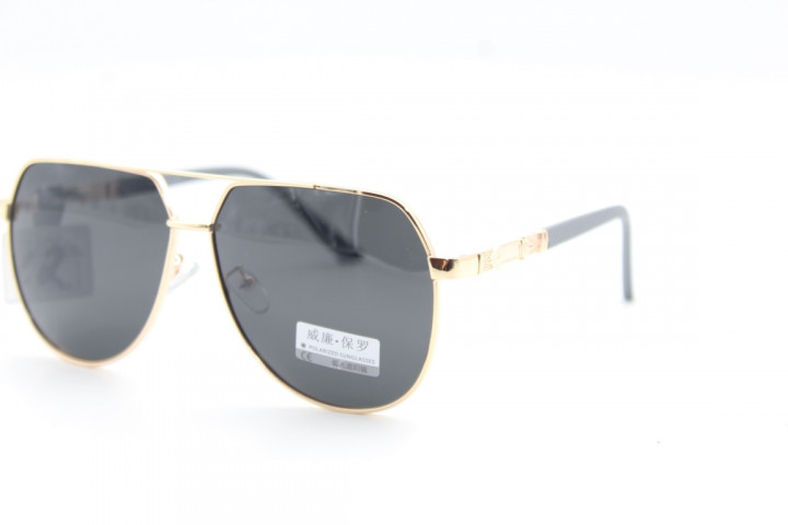 Солнцезащитные очки WILIBOLO (Polarized) 8010 62-14-142  С2 зол/серая линза