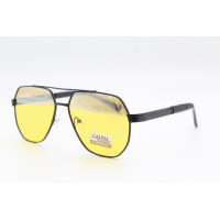 Антифары CAIPAI (POLARIZED) W009 C1 (Черная оправа, заушник чёрный, линзы жёлтые. зеркальные) 62-12-133