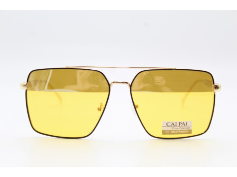 Антифары CAIPAI (POLARIZED) W014 C3 (Черная оправа, золотистый заушник,) 60-13-136