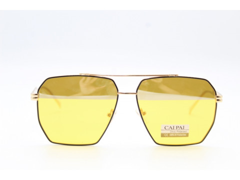 Антифары CAIPAI (POLARIZED) W007 C3 (Черная оправа, золотистый заушник, ) 63-12-136