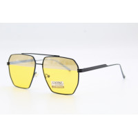 Антифары CAIPAI (POLARIZED) W007 C1 (Черная оправа, заушник чёрный, линзы жёлтые. зеркальные) 63-12-136