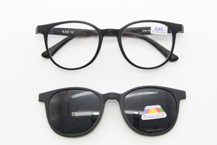 Готовые очки EAE  2288 50-20-140 C1 (c клипоном) POLARIZED