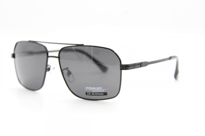 Солнцезащитные очки POMILED (Polarized) 08220 61-15-137 С9-08  черные