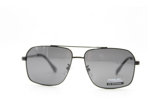 Солнцезащитные очки POMILED (Polarized) 08220 61-15-137 С9-08  черные