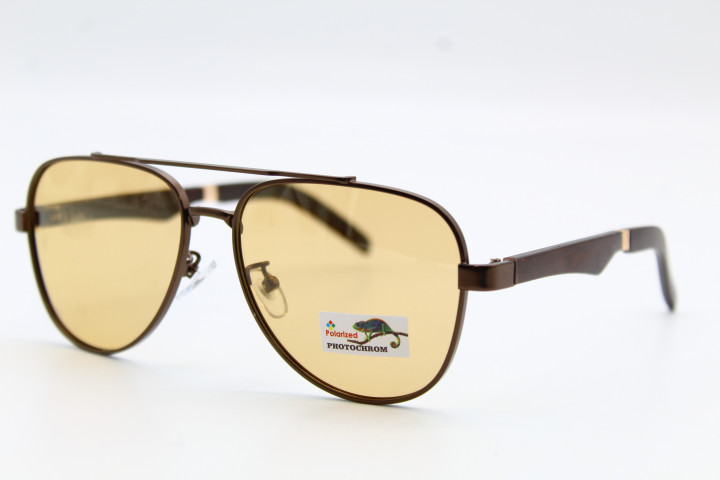 Солнцезащитные очки POMILED (Polarized) (хамелеон,пластик) 08814 58-20-140 С10-52 с мешочком