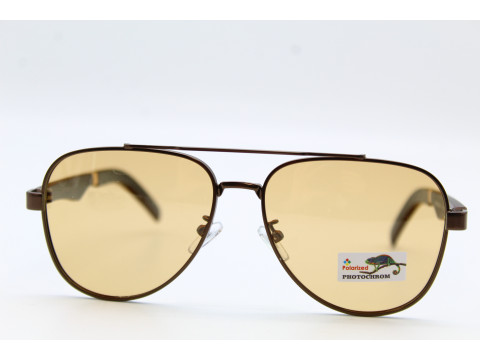 Солнцезащитные очки POMILED (Polarized) (хамелеон,пластик) 08814 58-20-140 С10-52 с мешочком